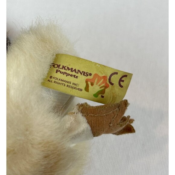 Folkmanis Finger Puppet Barn Owl Mini Plush 4 in Stuffed Animal Bird Toy - Picture 5 of 11